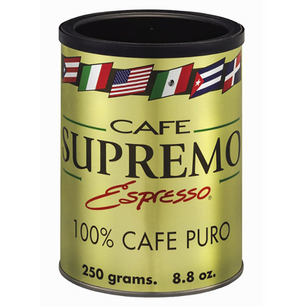 Café Supremo Coffee Can (12/8.8 oz Case)